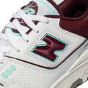 New Balance 550 White Burgundy Blue