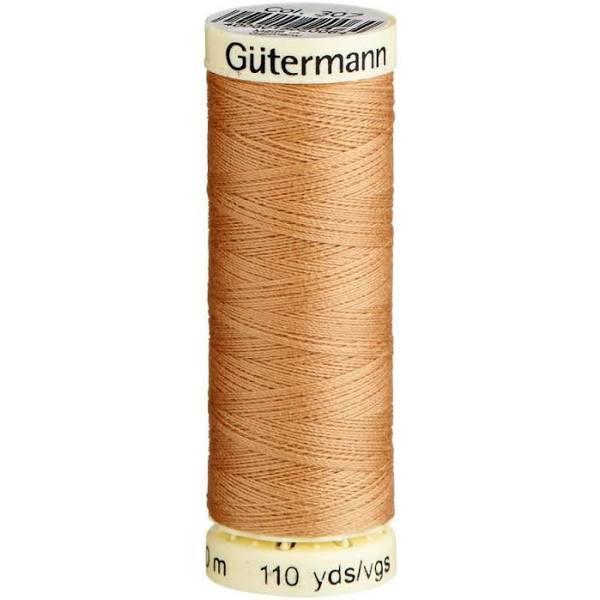 Gutermann Sew-All Thread 100m #307 Latte Tan, 100% Polyester