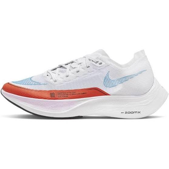 Nike ZoomX Vaporfly Next% 2 White Laser Blue Rush Orange