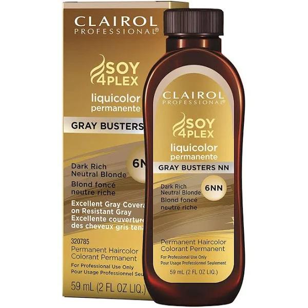 Clairol Professional 6NN Dark Rich Neutral Blonde Liquicolor Permanent Hair Color