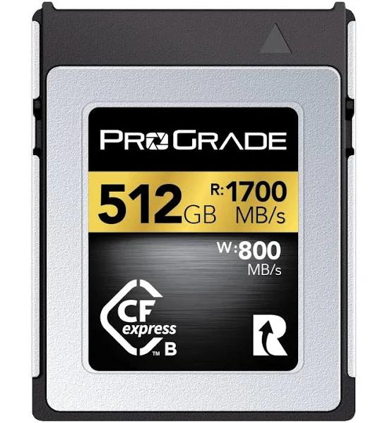 ProGrade Digital 512GB CFexpress 2.0 Memory Card Type B (Gold)