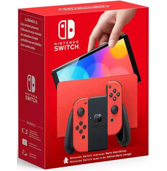 Nintendo Switch (OLED Model) Mario Red Edition