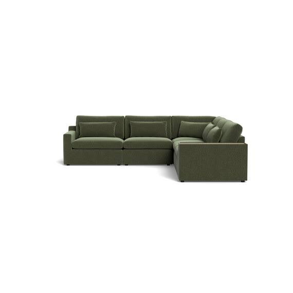 Loft Fabric Modular Sofa Olive by Freedom