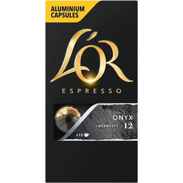 L'Or Espresso Coffee Capsules Onyx 10 Pack