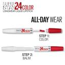 Maybelline Super Stay 24 Color Lip Color + Balm Topcoat, Pink Goes On 215