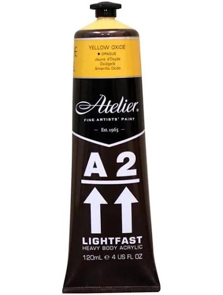 A2 Acrylics - 120ml Yellow Oxide