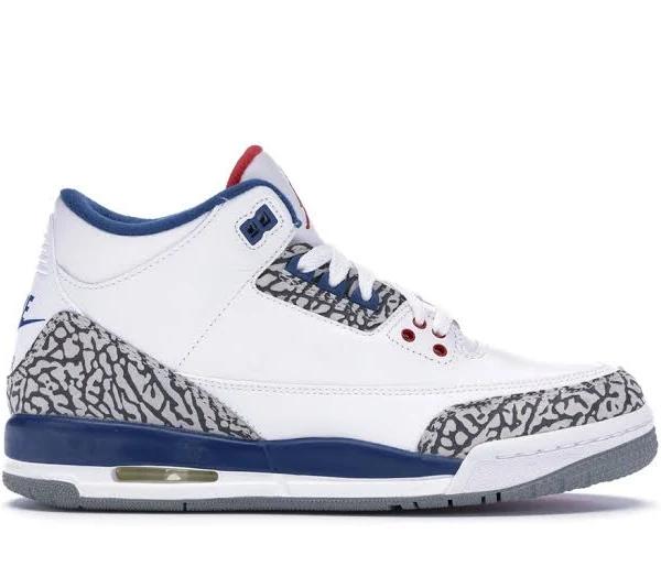 Air Jordan 3 Retro OG BG 'True Blue' Shoes - Size 3.5Y