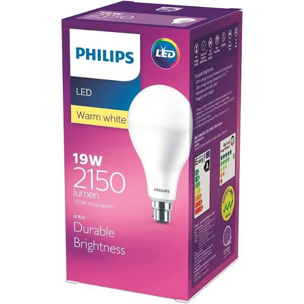 Philips A80 B22 LED 2300lm Warm White 19W MegaBright Globe