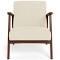 Den Fabric Occasional Armchair Ivory by Freedom