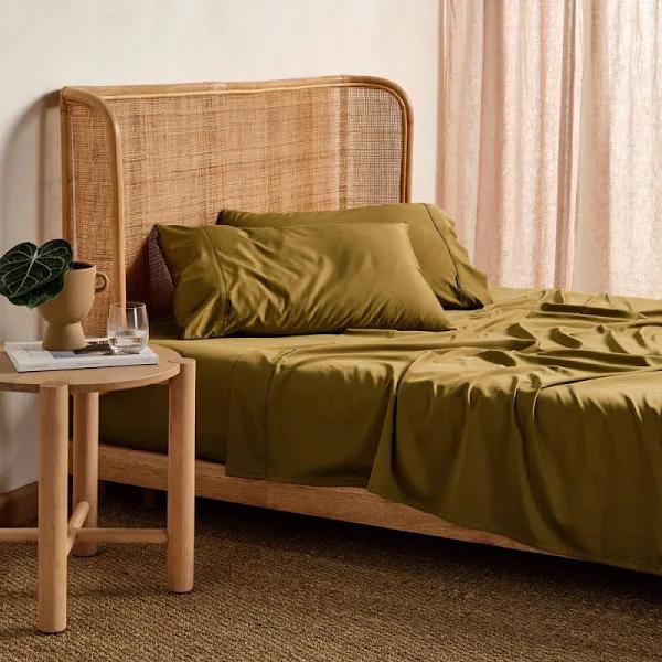 Linen House Nara Sheet Set (Bronze) - King