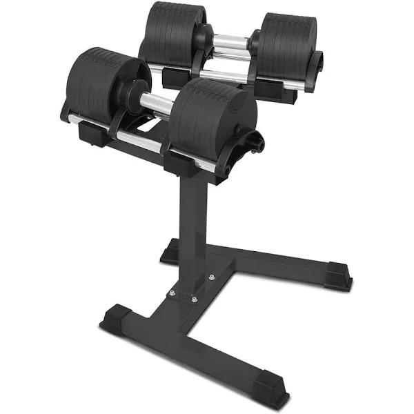 Cortex RevoLock 40kg Adjustable Dumbbell Set With Stand (20kg Pair)