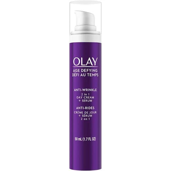 Olay Age Defying 2-in-1 Anti-wrinkle Day Cream + Serum, 1.7 fl oz