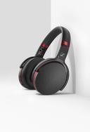 Sennheiser HD 458BT Over-Ear Wireless Noise Cancelling Headphones (Black/Red)