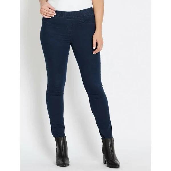 Katies Full Length Pull On Jegging - Size 16 - Womens - Dark Denim