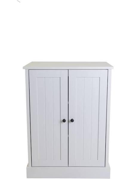 Hamptons 2 Door Low Line Multipurpose Cupboard - Aussie