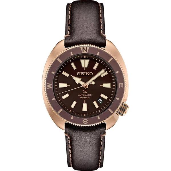 Seiko Prospex Men`s Watch Brown Leather SRPG18 - Seiko Wristwatch