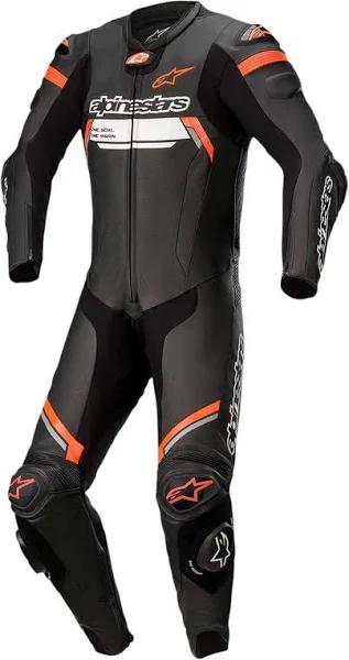 Alpinestars Missile V2 1 Piece Ignition Leather Suit-Black/Red-60