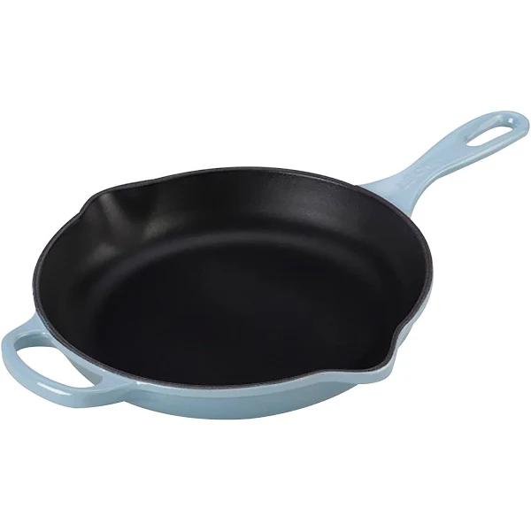 Le Creuset Signature Cast Iron Round Skillet 20cm Coastal Blue