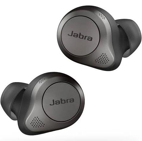 Jabra Elite 85t Noise Cancelling Earbuds Titanium Black