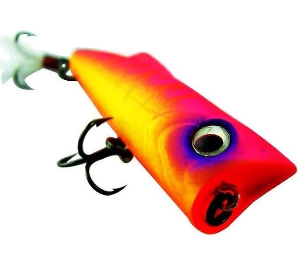 Zerek Poparazzi - 50mm - 4.5 Grams Top Water Popping Lure- Vo Colour Brand New