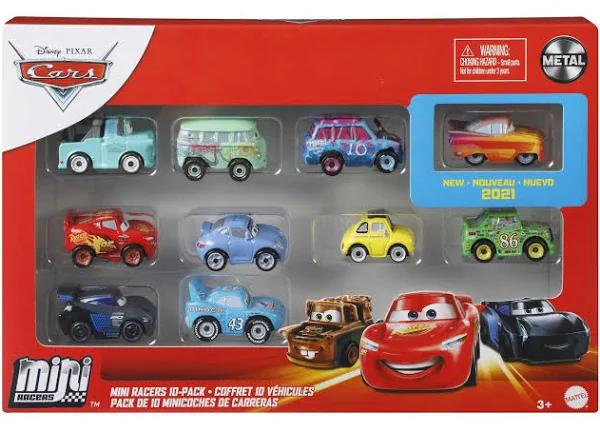 Disney Pixar Cars Mini Racers 10-Pack Assortment