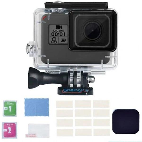 Outdoor Waterproof Protective Case Kit For GoPro Hero 5 / 6 7 2018 Action Camera White 4pcs - Pack of 1 - Standard - AfterPay & zipPay Available