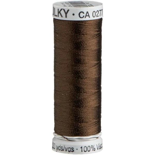 Gutermann Rayon 40 #1130 Dark Brown 200m Machine Embroidery Thread