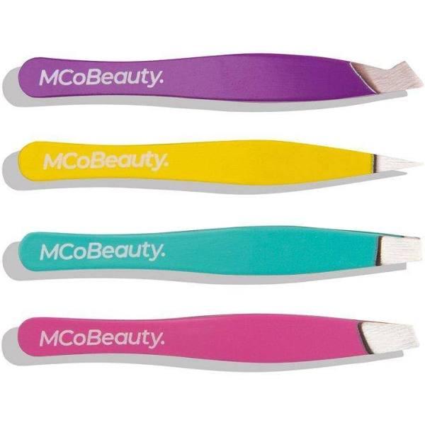 MCoBeauty Perfect Tweezers Professional 4 Pack Set