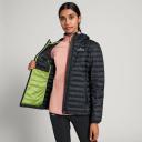 Kathmandu Heli Women's 600 Fill Hooded Lightweight Down Jacket | Black Puffer Jacket - 12