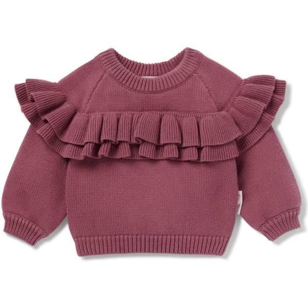 Aster & Oak Berry Ruffle Jumper 4