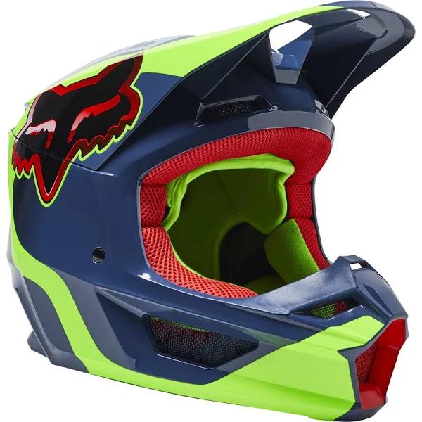 Fox Racing V1 Core Venz Helmet - Dark Indigo - SM