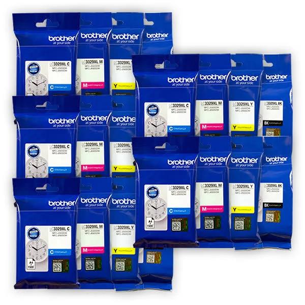 20 x Brother MFCJ5930DW Ink Cartridges Combo Genuine [5BK, 5C, 5m, 5Y]