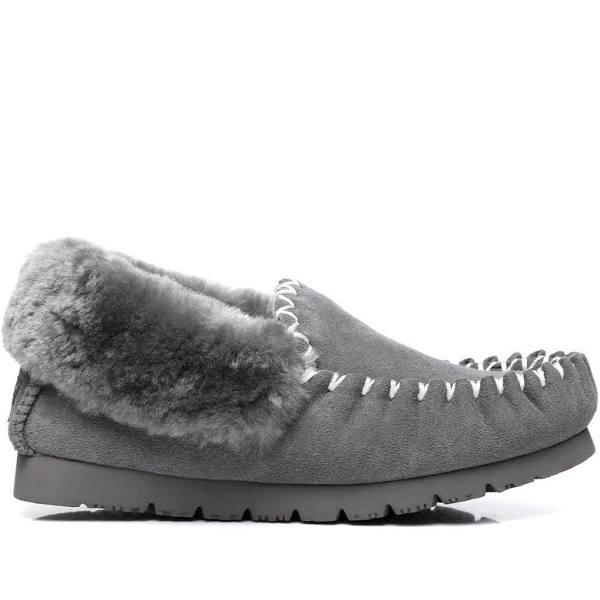 Australian Shepherd Popo Moccasins - Grey