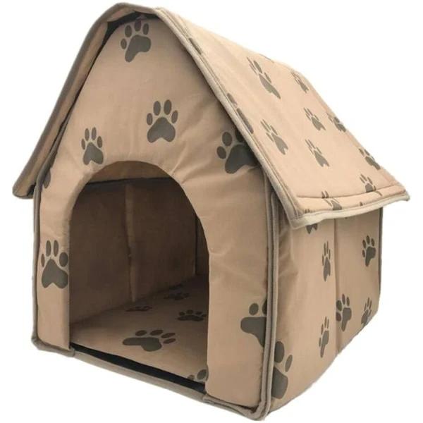 Dog House Foldable Small Footprint Tent Indoor Portable Travel Pet Bed