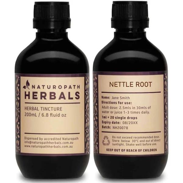 Nettle Root Tincture & Liquid Extract | Naturopath Herbals