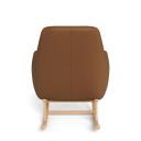 Evie Leather Rocking Chair Tan by Freedom