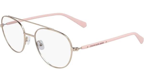 Calvin Klein Jeans CKJ20304 Eyeglasses 780 - Rose Gold Unisex Round