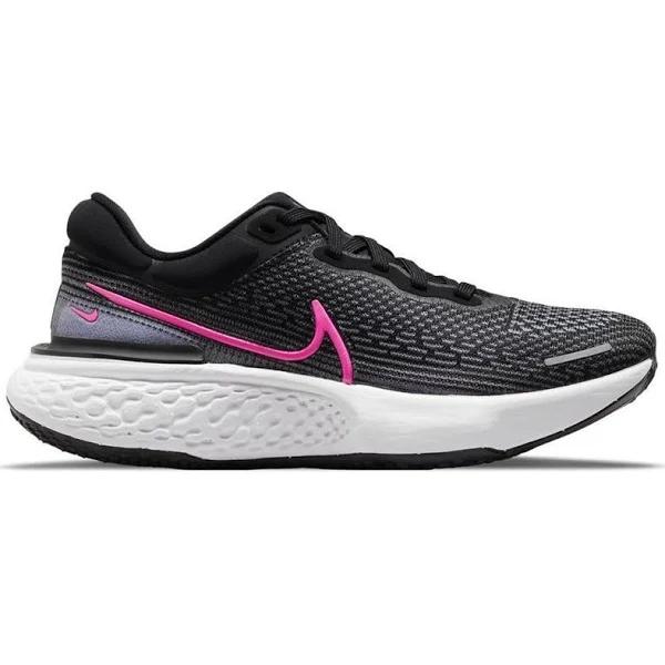 Nike ZoomX Invincible Run Flyknit Womens Running Shoes Black/Pink US 7