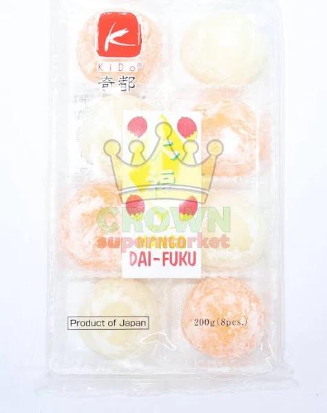 Kido Daifuku Mochi Custard & Mango 200g