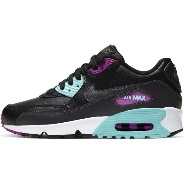 Nike Air Max 90 Ltr Black Metallic Grey (GS)