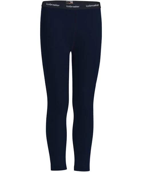 Icebreaker Kids 200 Oasis Leggings Midnight Navy - Midnight Navy 6