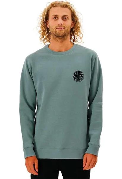 Rip Curl Mens Wetsuit Icon Sweatshirt Bluestone / S