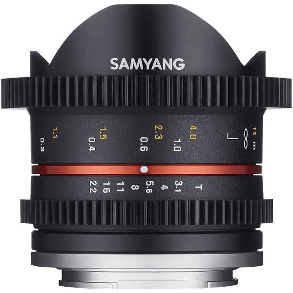 Samyang 8mm Fisheye T3.1 VDSLR II Sony E Lens