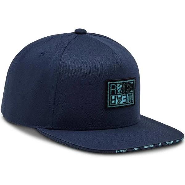 Fox - Blue Snapback Cap - Throttle Hat Midnight Snapback @ Hatstore