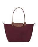 Longchamp Large Le Pliage Tote Brown