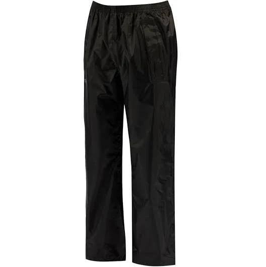 Regatta Great Outdoors Unisex Stormbreak Waterproof Over Trousers Black 5-6 Years Polyester Boys Trousers