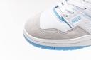 New Balance Unisex 550 White/Blue Haze/Rain Cloud - Size 4