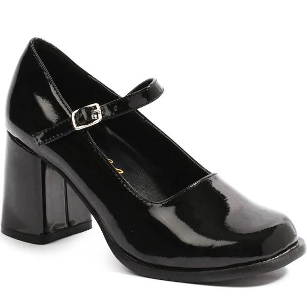 Black Patent Eden Heels Womens Shoes / 8