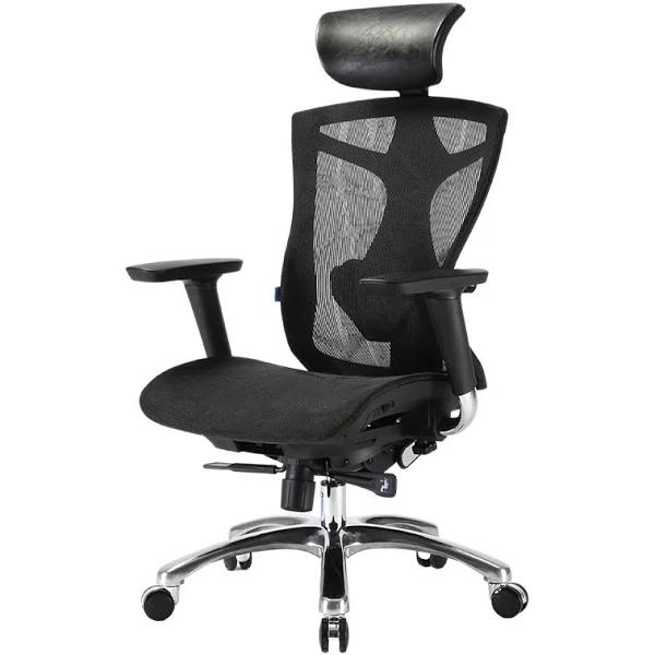 Sihoo V1 Ergonomic Office Chair Black Without Leg Rest