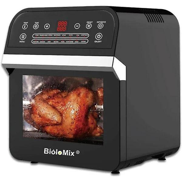 GreenZech 12L 1600W Air Fryer Oven Toaster Rotisserie And Dehydrator With Led Digital Screen, 16-in-1 Countertop Oven